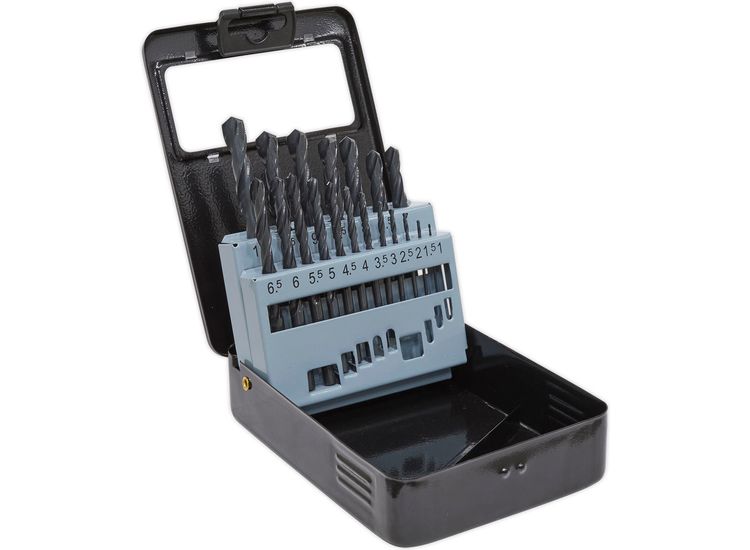 Sealey DBS19RF HSS Roll Forged Drill Bit Set 19pc 1-10mm
