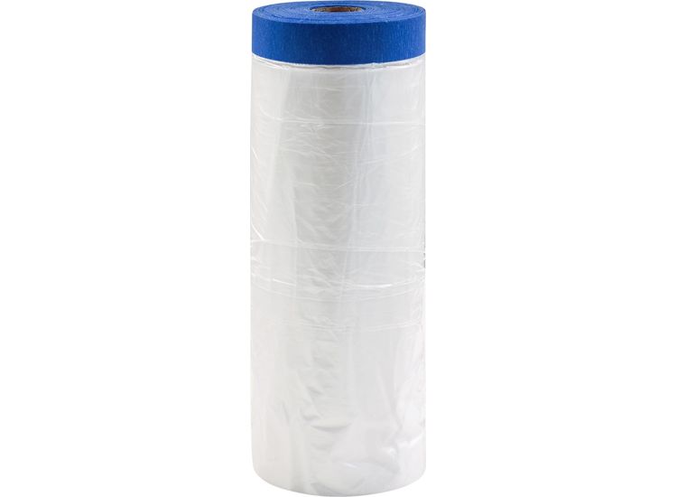 Rollingdog Painter-Shield Blue Pretaped Masking Film, 33m x 110cm
