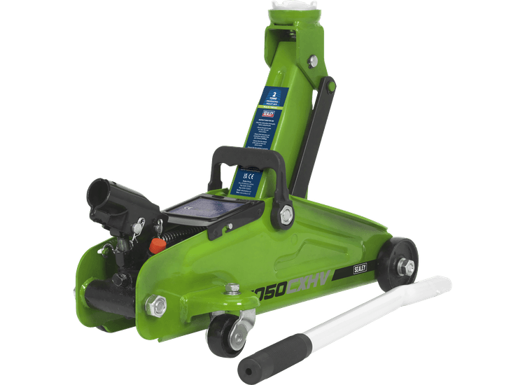 Sealey 1050CXHV Trolley Jack 2tonne Short Chassis - Hi-Vis