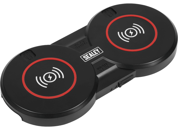 Sealey WCB4 Wireless Charging Base Double 5V-2A