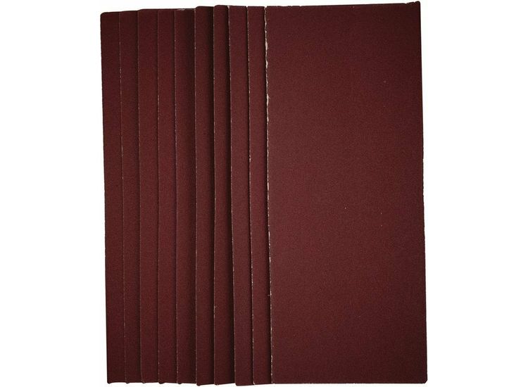Draper 57112 1/2 Sanding Sheets, 115 x 280mm, 120 Grit (Pack of 10)
