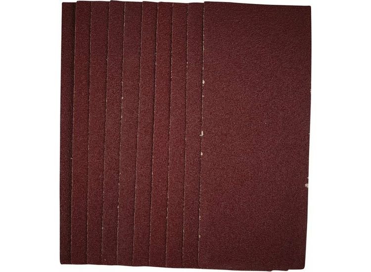 Draper 55737 1/3 Sanding Sheets, 93 x 230mm, 40 Grit (Pack of 10)
