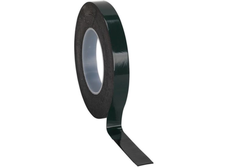 Sealey DSTG1910 Double-Sided Adhesive Foam Tape 19mm x 10m Green Backing