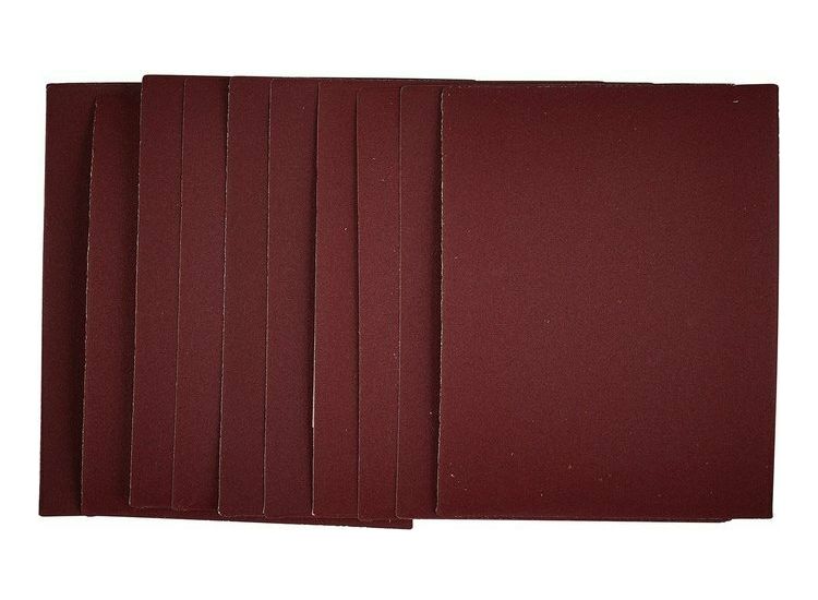 Draper 54806 1/4 Sanding Sheets, 115 x 150mm, 240 Grit (Pack of 10)