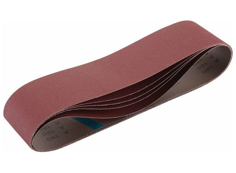 Draper 09272 Cloth Sanding Belt, 100 x 915mm, 180 Grit (Pack of 5)