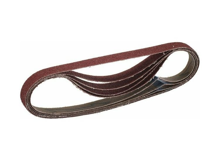 Draper 08689 Cloth Sanding Belt, 13 x 457mm, 80 Grit (Pack of 5)