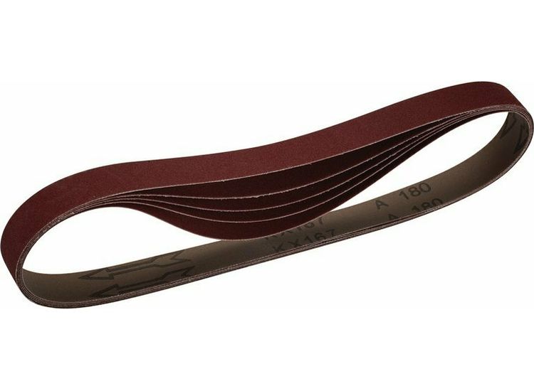 Draper 08694 Cloth Sanding Belt, 25 x 762mm, 40 Grit (Pack of 5)