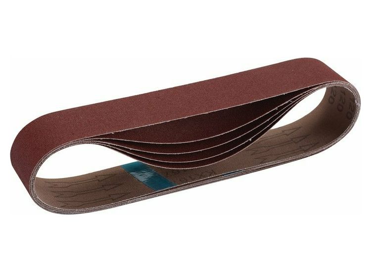 Draper 09218 Cloth Sanding Belt, 50 x 686mm, 120 Grit (Pack of 5)