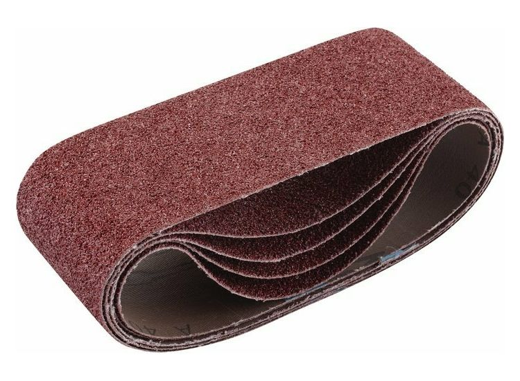 Draper 09233 Cloth Sanding Belt, 75 x 457mm, 40 Grit (Pack of 5)