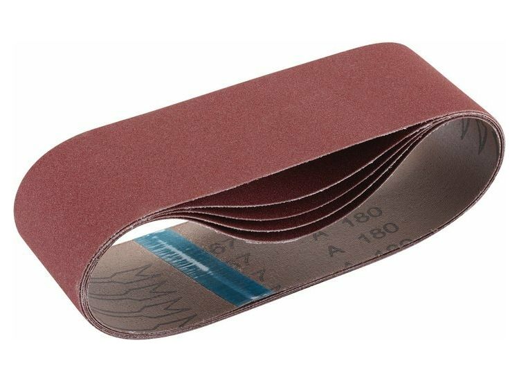 Draper 09243 Cloth Sanding Belt, 75 x 533mm, 180 Grit (Pack of 5)