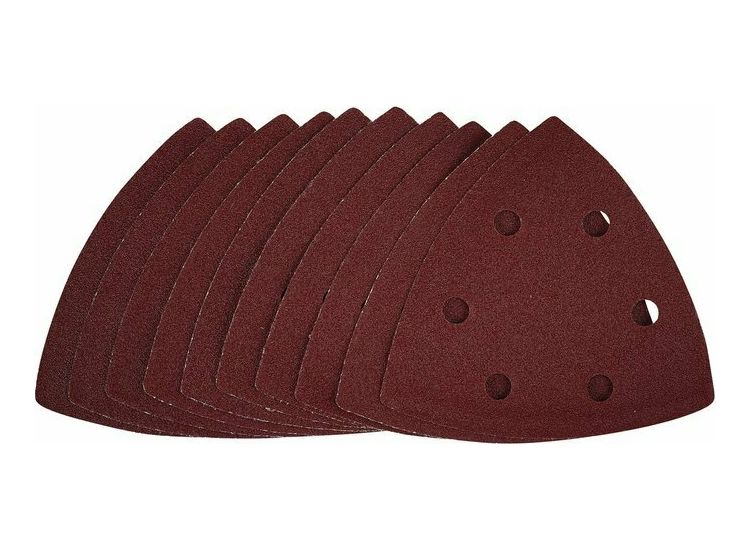 Draper 41881 Delta Sanding Sheets with Hook and Loop, 93mm, 120 Grit (Pack of 10)