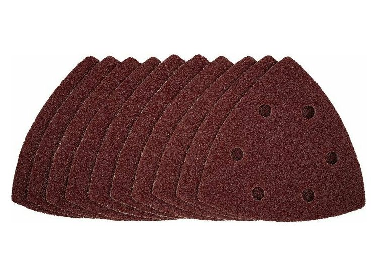 Draper 41694 Delta Sanding Sheets with Hook and Loop, 93mm, 40 Grit (Pack of 10)