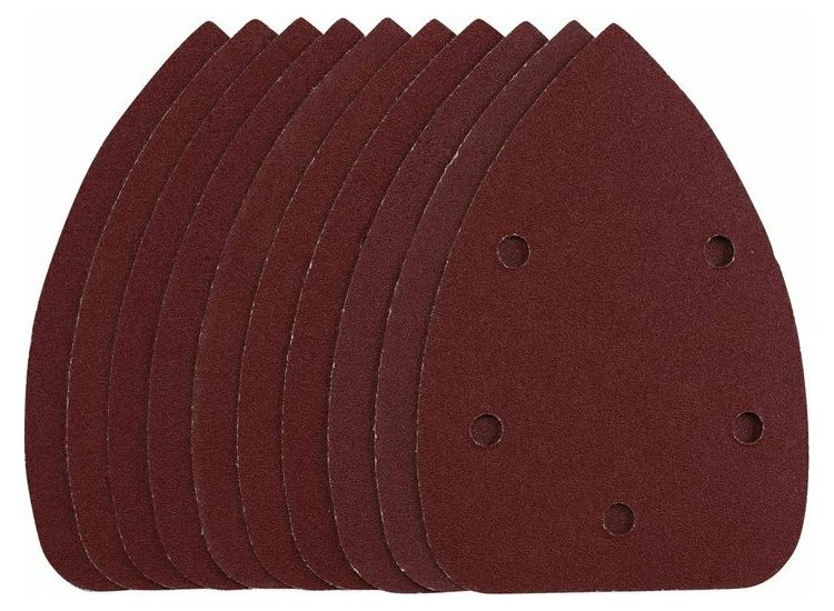 Draper 42109 Detail Sanding Sheets with Hook and Loop, 140mm, 120 Grit, SSD2 (Pack of 10)