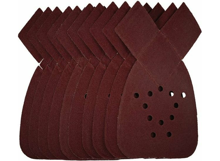 Draper 43993 Detail Sanding Sheets with Hook and Loop, 140mm, 120 Grit, SSD4 (Pack of 10)