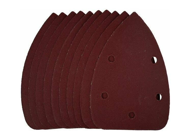 Draper 42616 Detail Sanding Sheets with Hook and Loop, 140mm, 240 Grit, SSD2 (Pack of 10)