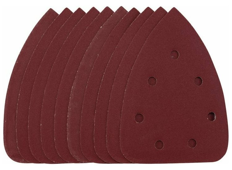 Draper 08625 Detail Sanding Sheets with Hook and Loop, 140mm, 240 Grit, SSD6 (Pack of 10)