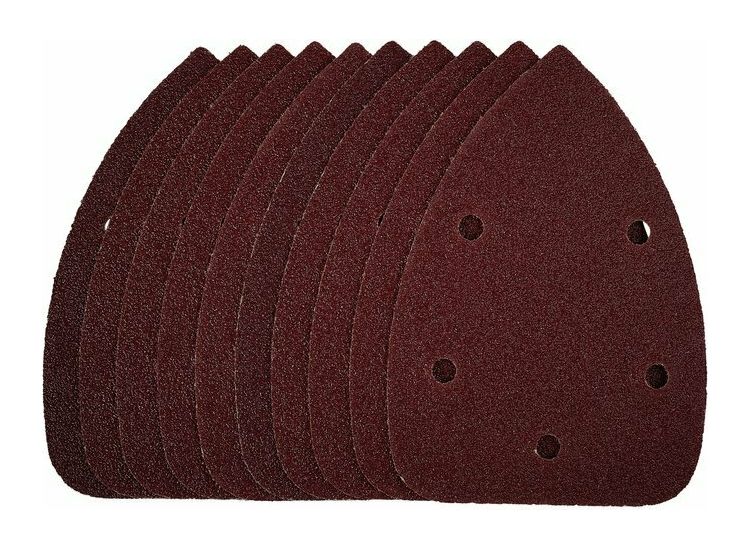 Draper 42105 Detail Sanding Sheets with Hook and Loop, 140mm, 40 Grit, SSD2 (Pack of 10)