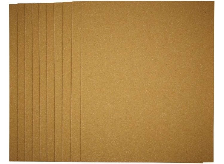 Draper 37778 General Purpose Sanding Sheets, 230 x 280mm, 60 Grit (Pack of 10)