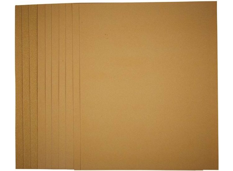 Draper 37781 General Purpose Sanding Sheets, 230 x 280mm, Assorted Grit (Pack of 10)