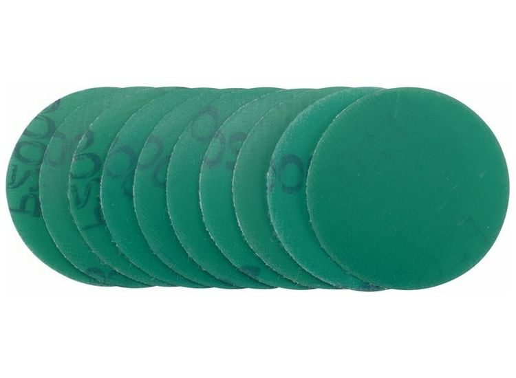 Draper 02053 Wet and Dry Sanding Discs with Hook and Loop, 50mm, 2000 Grit (Pack of 10)