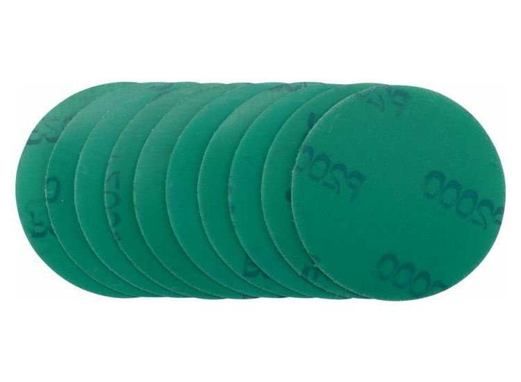 Draper 11952 Wet and Dry Sanding Discs with Hook and Loop, 75mm, 2000 Grit (Pack of 10)