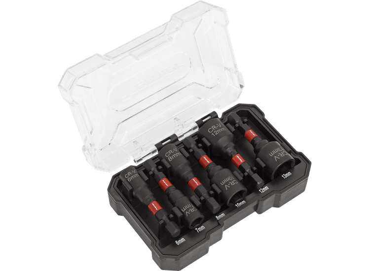 Sealey AK8287 Nut Driver Set 6pc Impact Grade