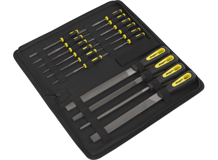 Sealey S05781 File Set 16pc Engineer's &amp; Needle
