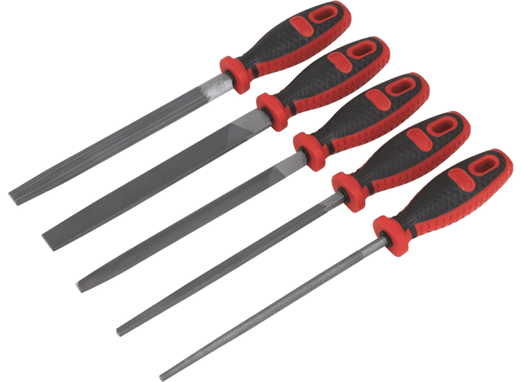 Sealey AK586 Smooth Cut Engineer’s File Set 5pc 200mm
