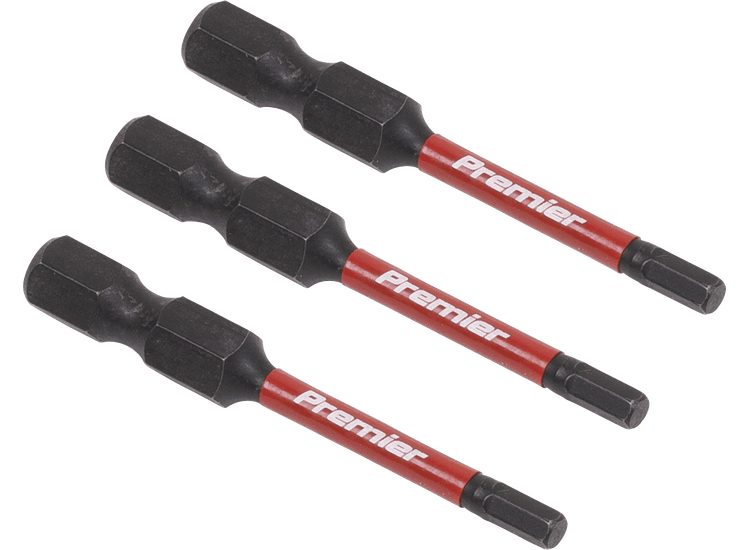 Sealey AK8236 Hex 3mm Impact Power Tool Bits 50mm - 3pc