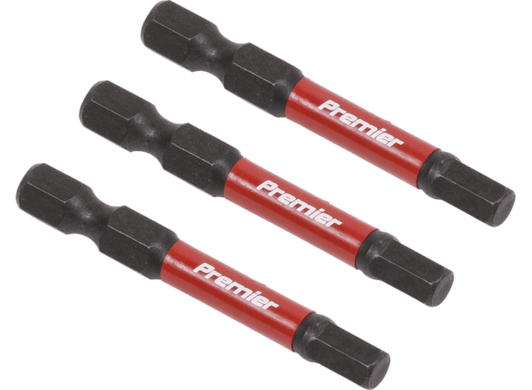 Sealey AK8238 Hex 5mm Impact Power Tool Bits 50mm - 3pc