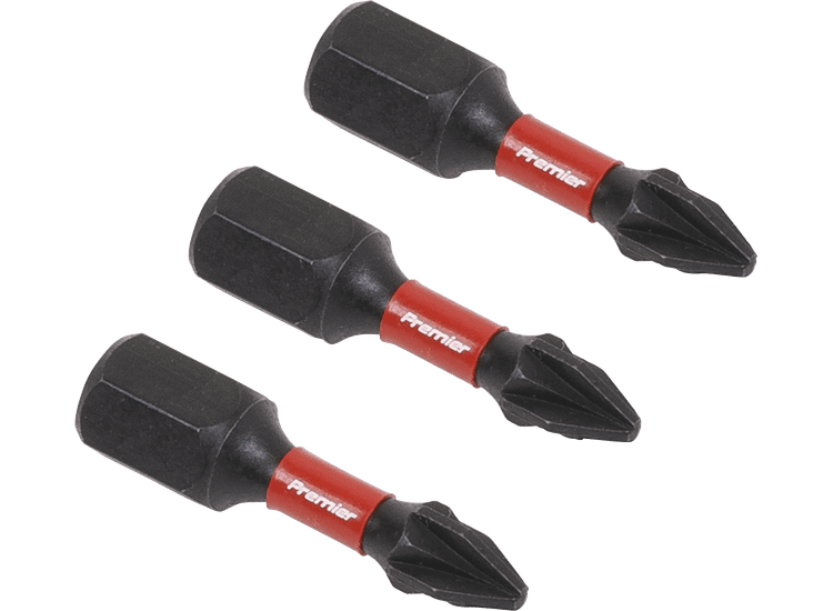 Sealey AK8207 Pozi #1 Impact Power Tool Bits 25mm - 3pc