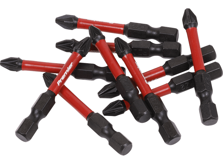 Sealey AK8275 Pozi #2 Impact Power Tool Bits 50mm - 10pc