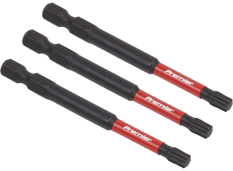 Sealey AK8269 TRX Star* T27 Impact Power Tool Bits 75mm - 3pc