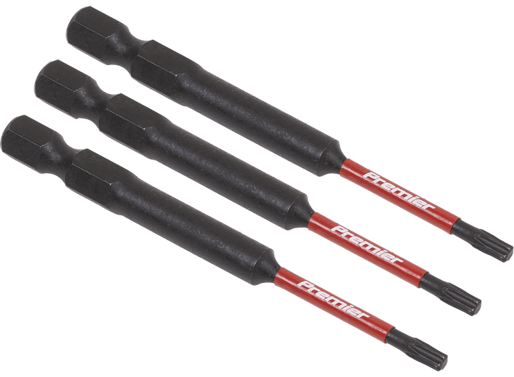 Sealey AK8265 TRX-Star* T10 Impact Power Tool Bits 75mm - 3pc