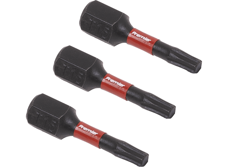 Sealey AK8216 TRX-Star* T15 Impact Power Tool Bits 25mm - 3pc