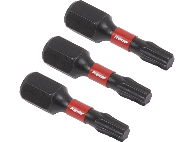 Sealey AK8217 TRX-Star* T20 Impact Power Tool Bits 25mm - 3pc