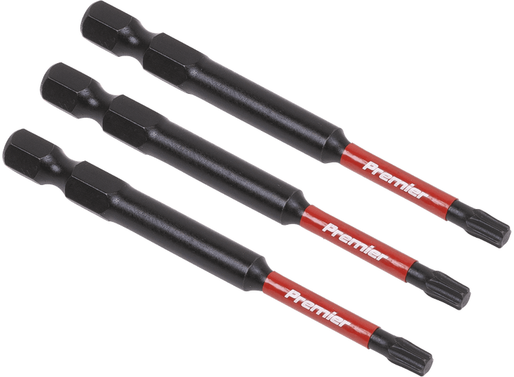 Sealey AK8267 TRX-Star* T20 Impact Power Tool Bits 75mm - 3pc