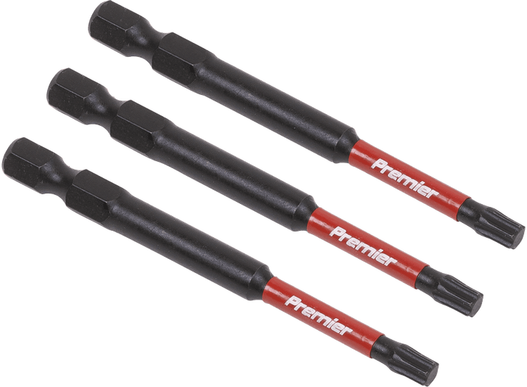 Sealey AK8268 TRX-Star* T25 Impact Power Tool Bits 75mm - 3pc