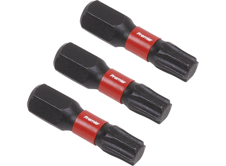 Sealey AK8220 TRX-Star* T30 Impact Power Tool Bits 25mm - 3pc