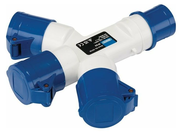 Draper 03720 230V 3 WAY SPLITTER 16A