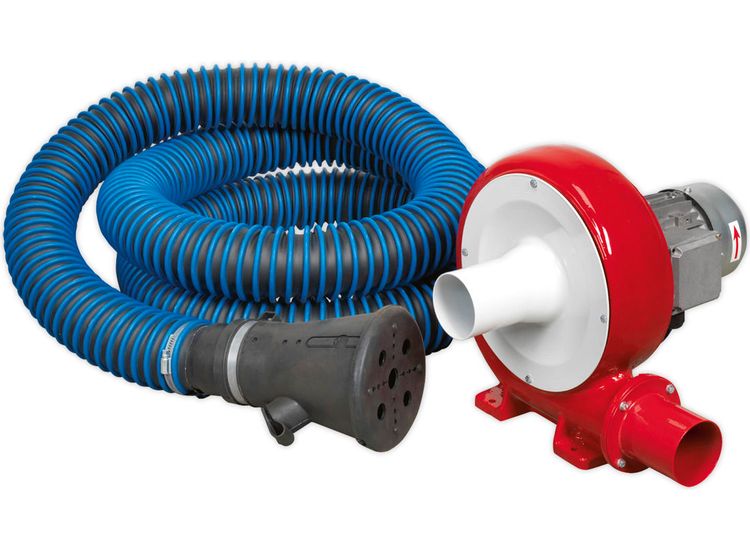 Sealey EFS101 Exhaust Fume Extraction System 230V - 370W - Single Duct