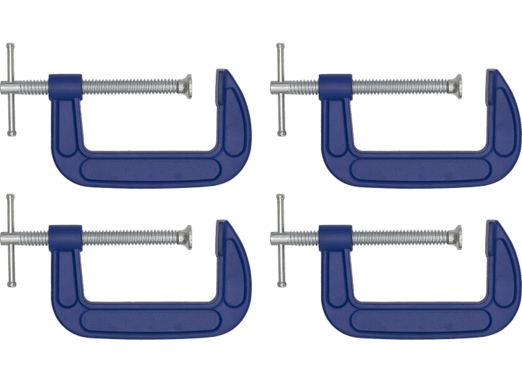 Sealey AK60044 G-Clamp 100mm - Pack of 4