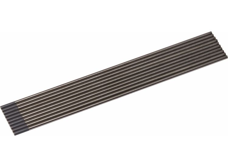 Draper 15811 Ceriated Tungsten Electrodes, 2.4 x 150mm (Pack of 10)