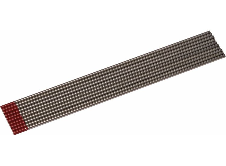 Draper 15861 Thoriated Tungsten Electrodes, 2.4 x 150mm (Pack of 10)