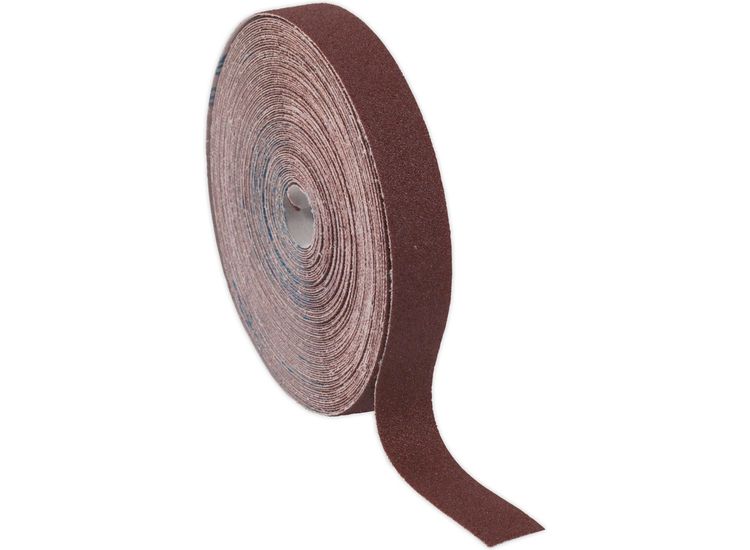 Sealey ERB255080 Emery Roll Brown 25mm x 50m 80Grit