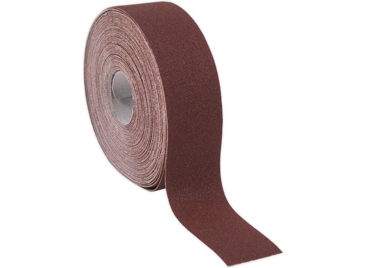 Sealey ERB5050120 Emery Roll Brown 50mm x 50m 120Grit