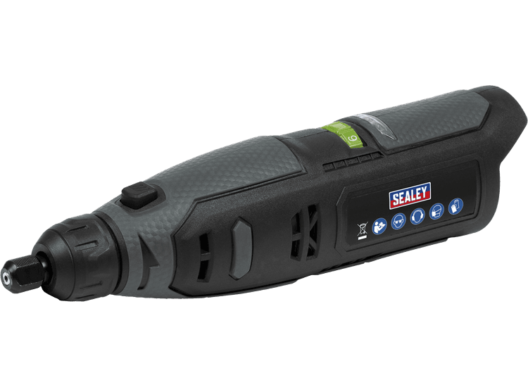 Sealey CP108VMGBO Multipurpose Mini Grinder &amp; 50pc Accessory Kit 10.8V - Body Only