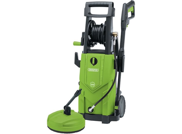 Draper 03095 230V Pressure Washer, 2,200W, 165Bar, Green