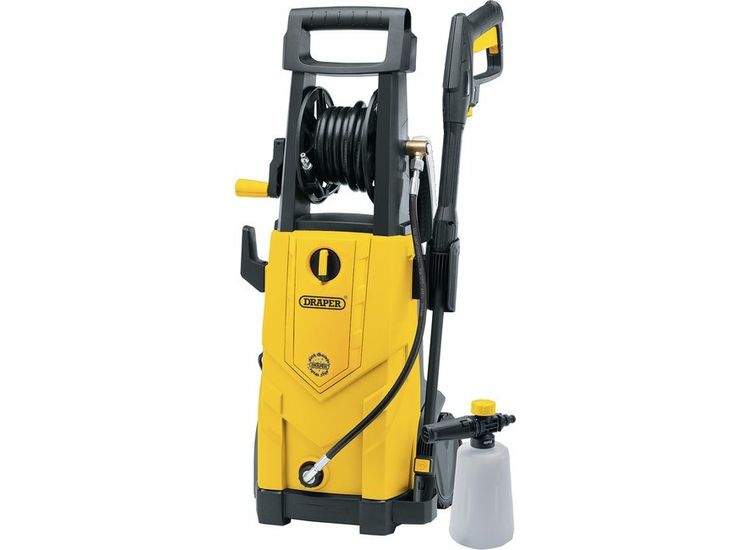 Draper 03096 230V Pressure Washer, 2,200W, 165Bar, Yellow