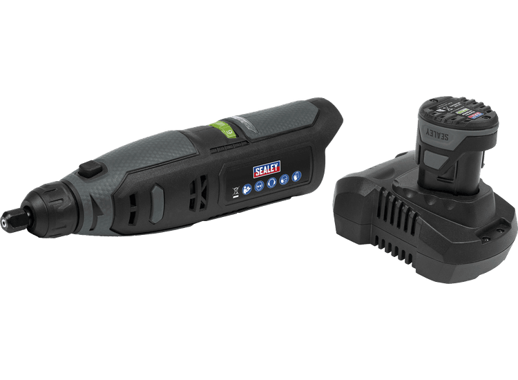 Sealey CP108VMG Cordless Multipurpose Mini Grinder Kit 10.8V 2Ah
